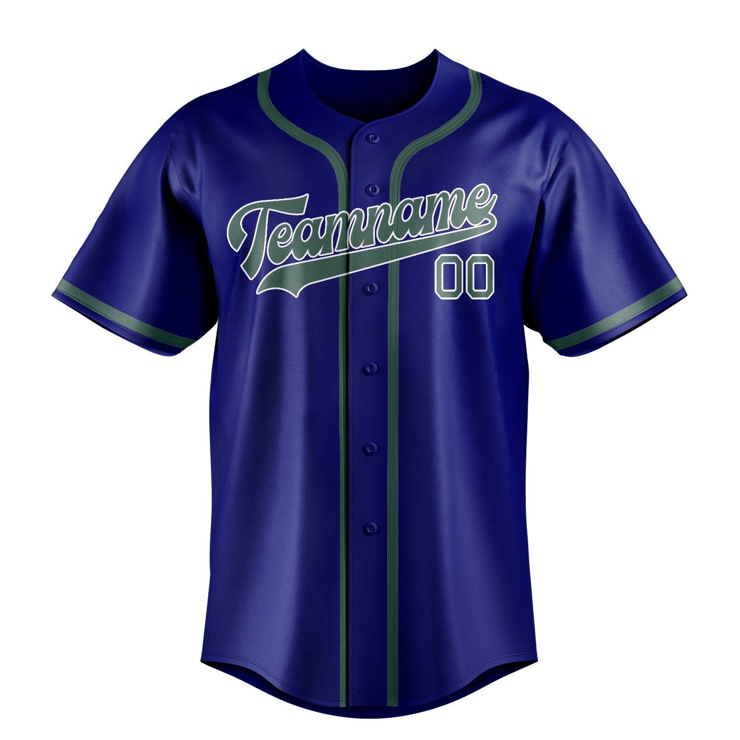 Benutzerdefiniertes Professionelles Himmelblau Blaugrün Baseballtrikot