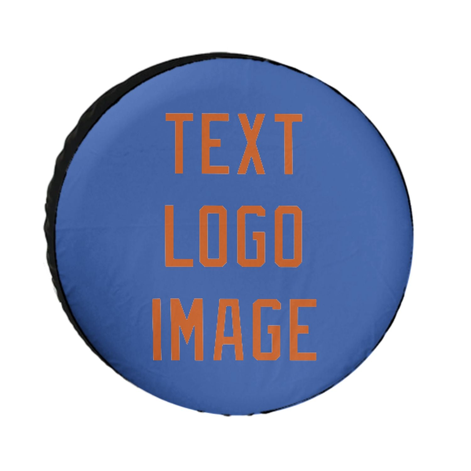 Maßgeschneidertes Himmelblau Orange LKW Reifen