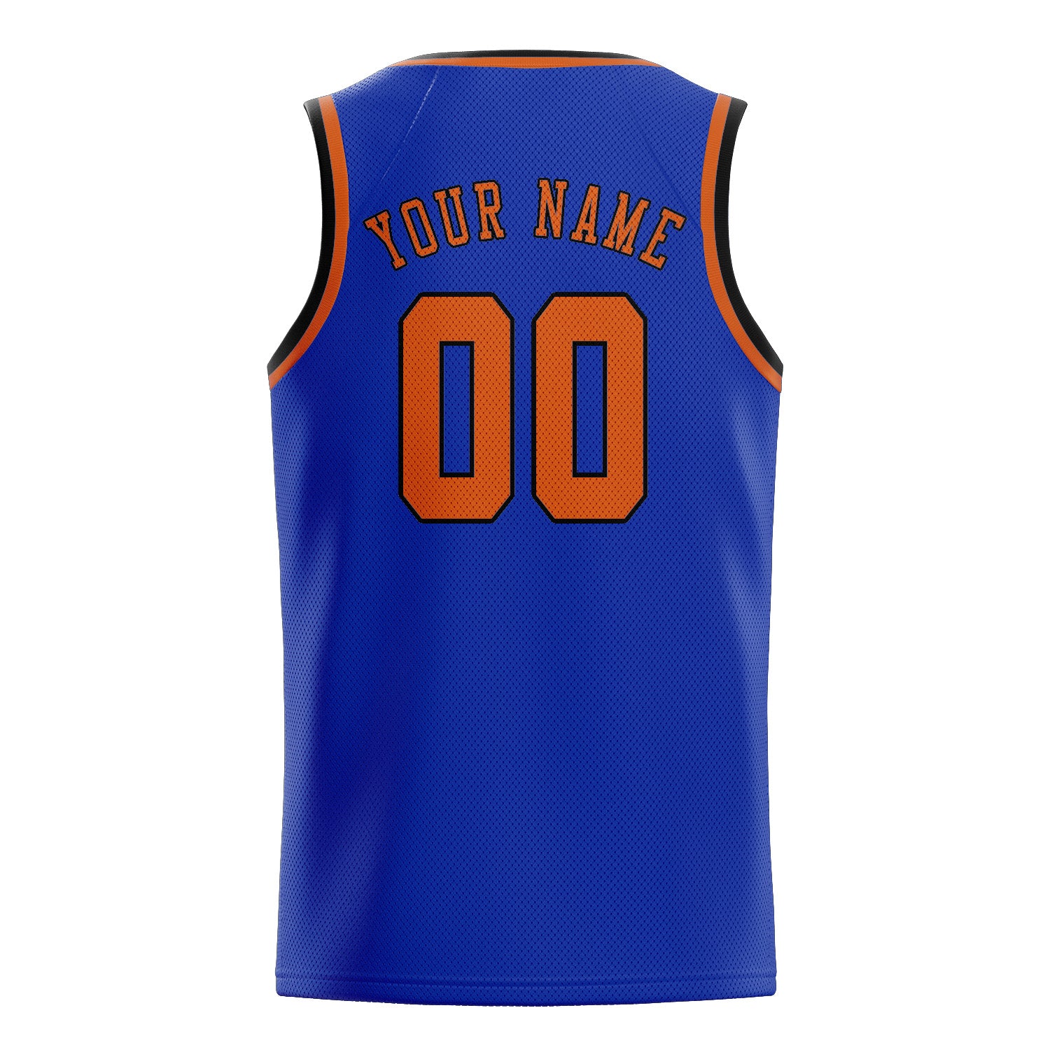 Benutzerdefiniertes Professionelles Himmelblau Orange Basketballtrikot