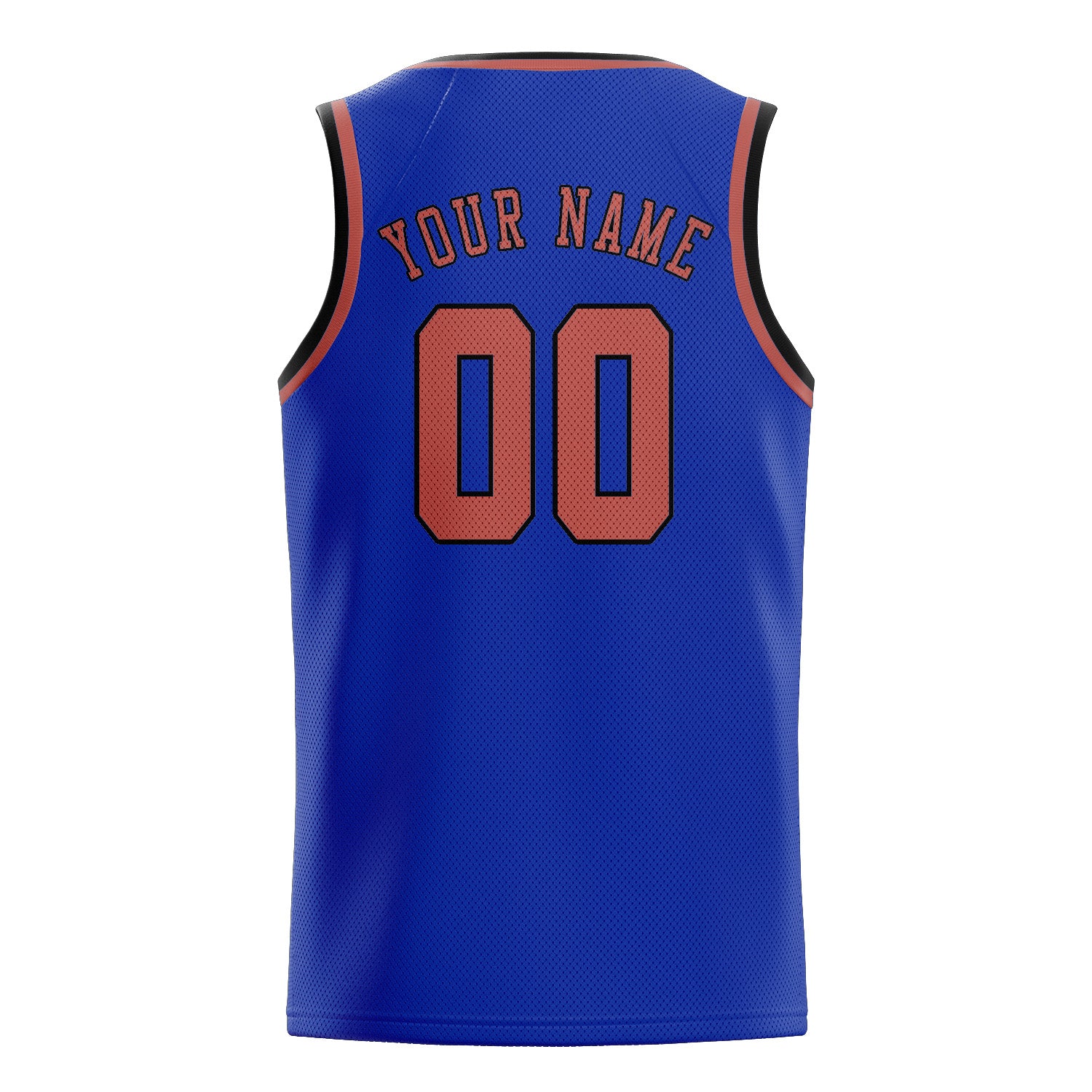Benutzerdefiniertes Professionelles Himmelblau Kupferrose Basketballtrikot