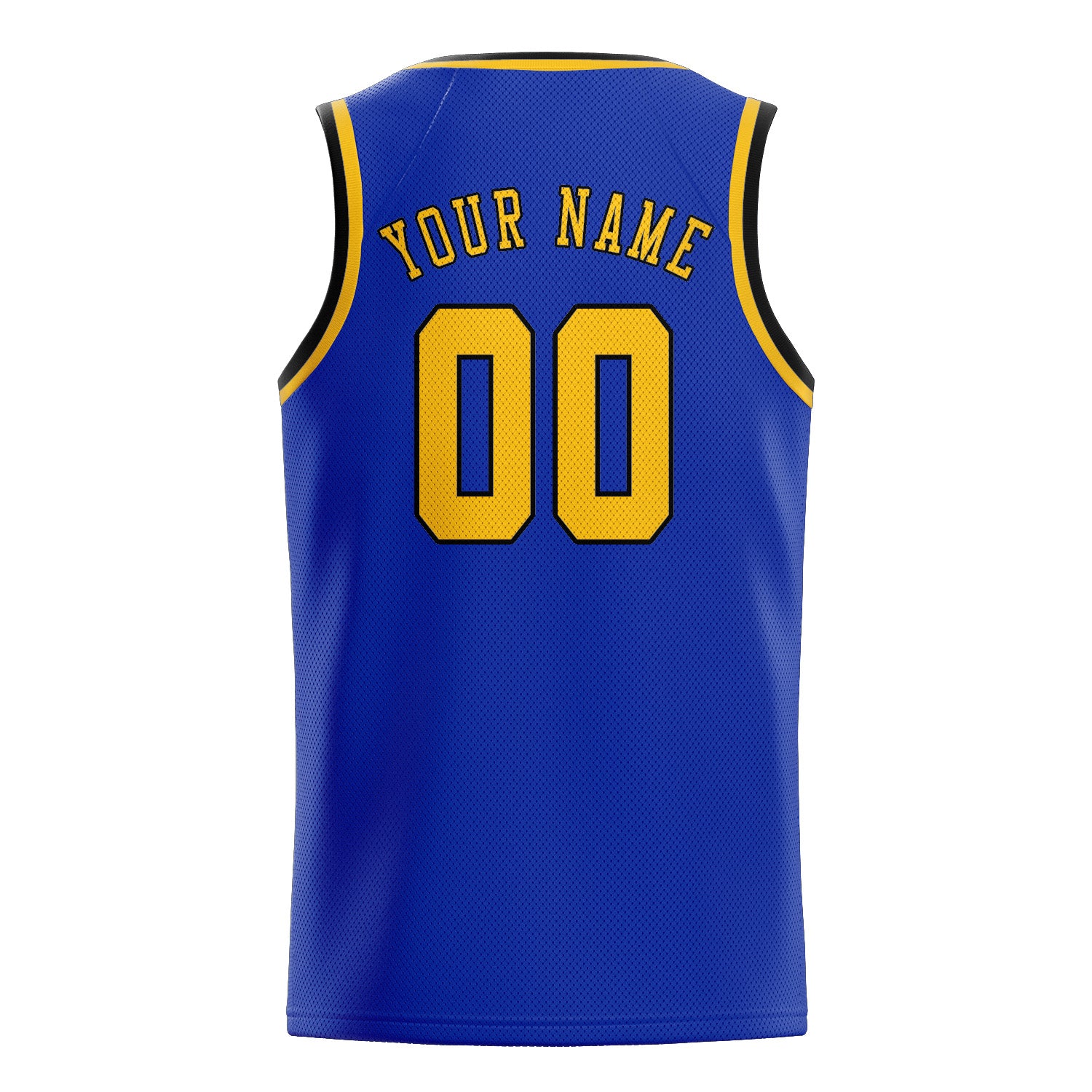 Benutzerdefiniertes Professionelles Himmelblau Gold Basketballtrikot