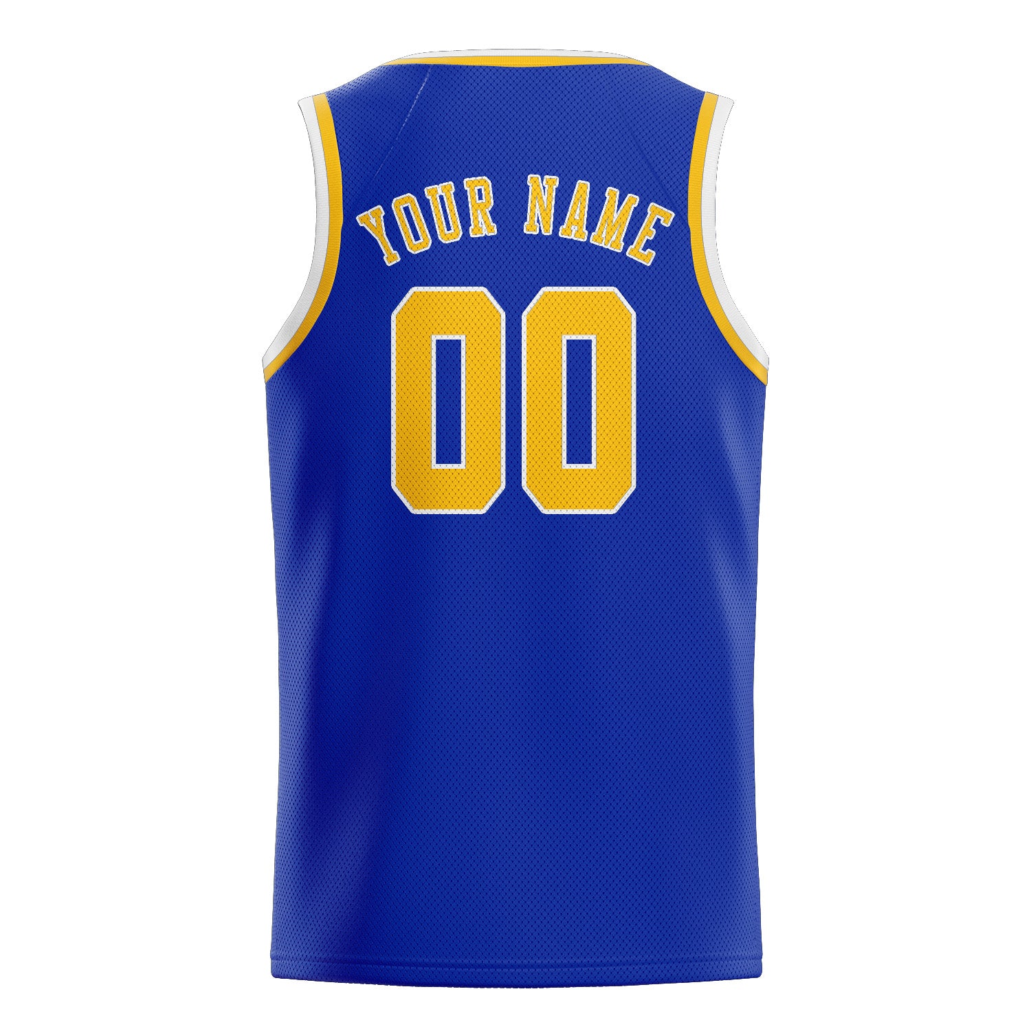 Benutzerdefiniertes Professionelles Himmelblau Gold Basketballtrikot