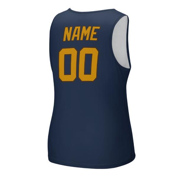 Maßgeschneidertes Marineblau Gelb Herren Tanktop