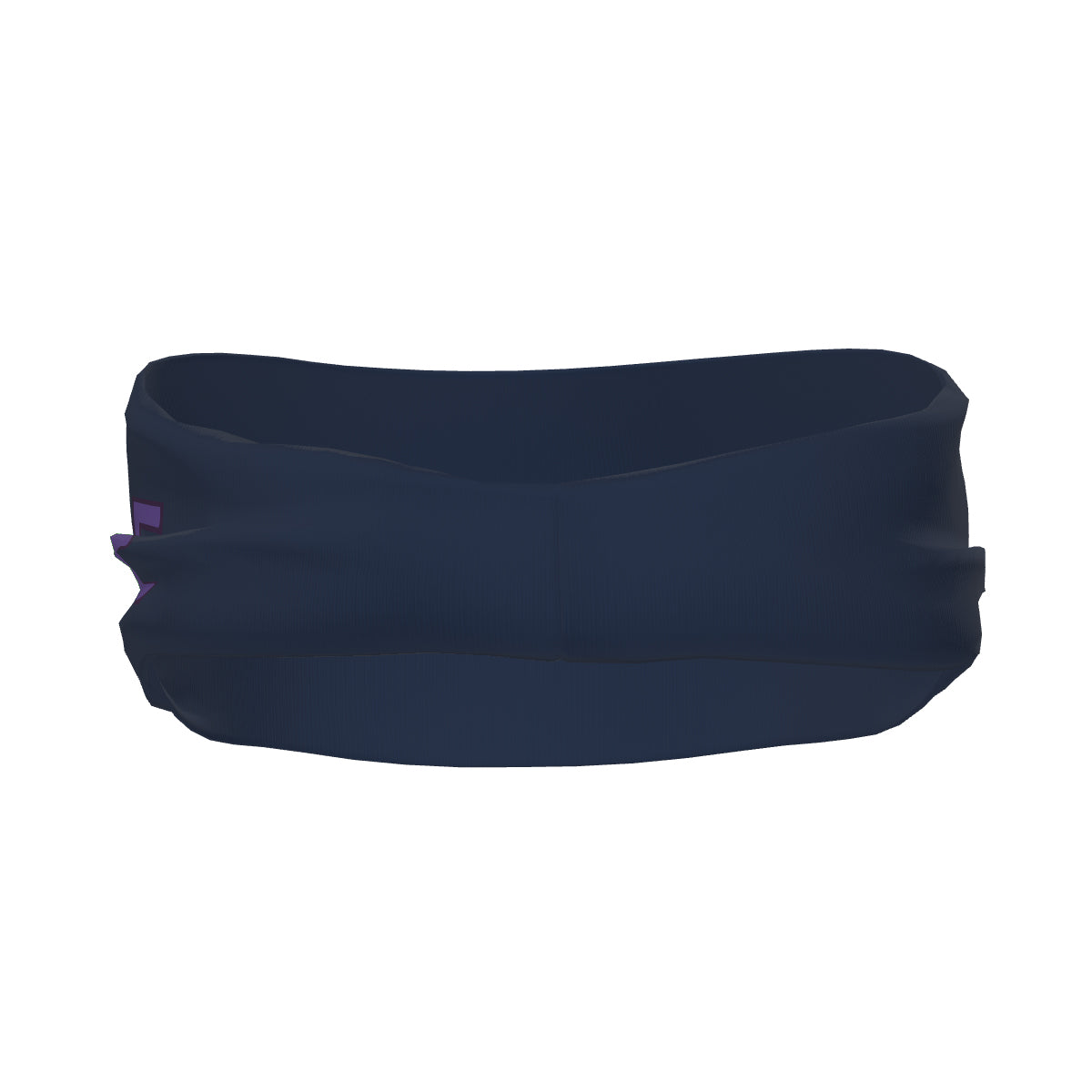 Maßgeschneidertes Marineblau Lavendel Sport Stirnband