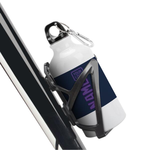 Maßgeschneidertes Marineblau Lavendel Sportflasche