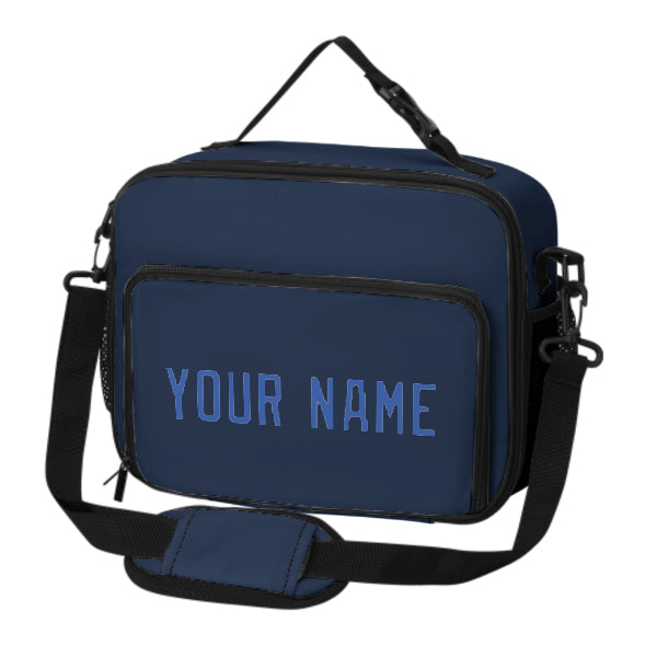 Maßgeschneidertes Marineblau Sky Blue Lunch-Tasche