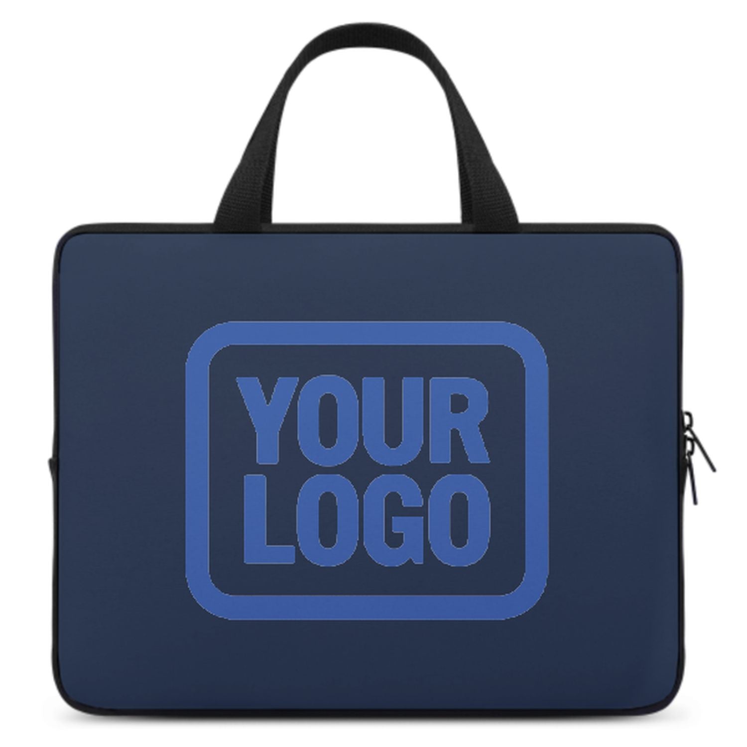 Maßgeschneidertes Marineblau Sky Blue Laptop Tasche