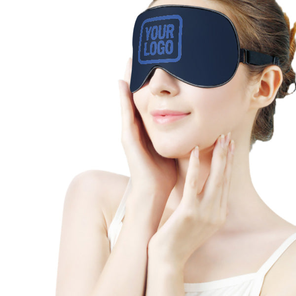 Maßgeschneidertes Marineblau Himmelblau Schlafmaske