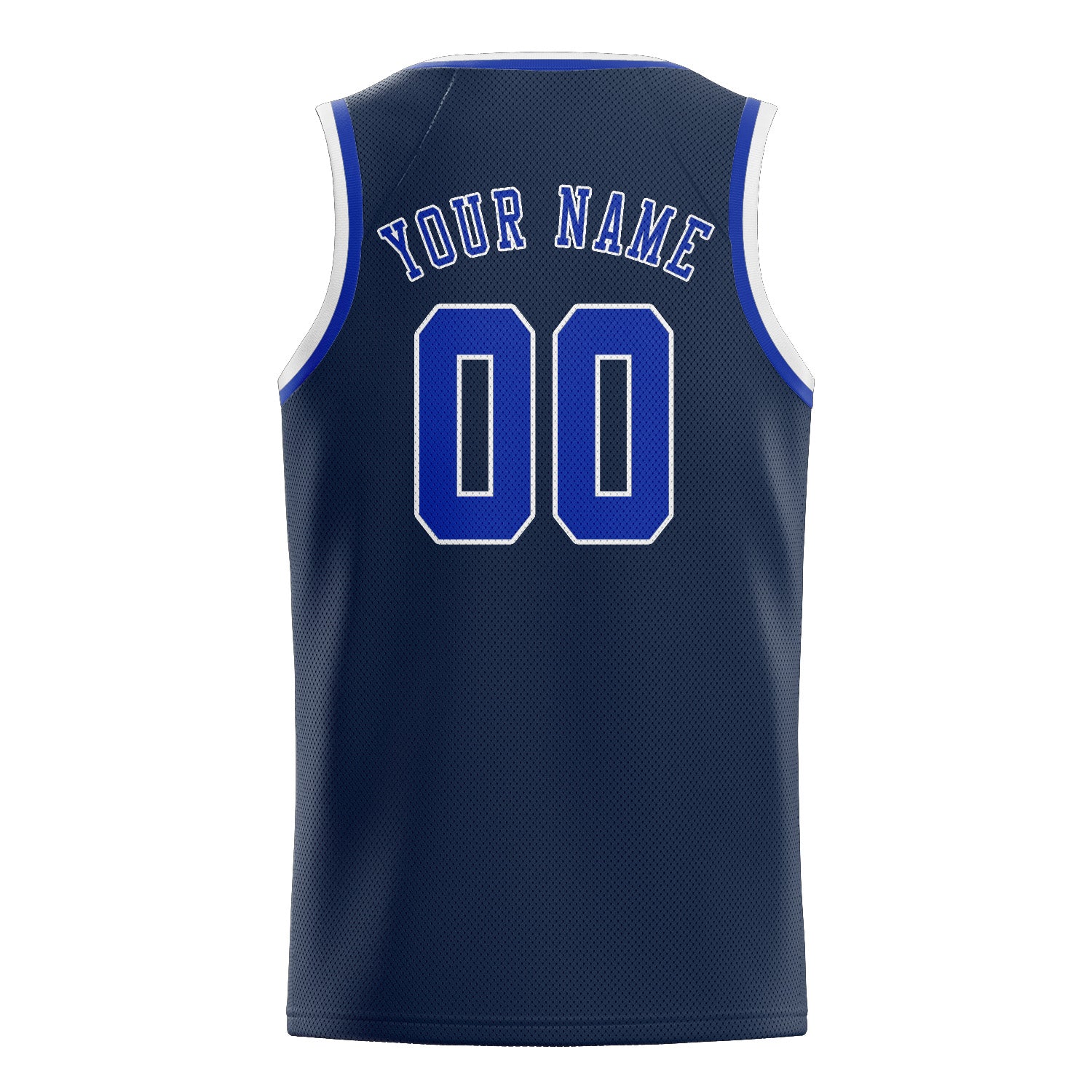 Benutzerdefiniertes Professionelles Marineblau Himmelblau Basketballtrikot
