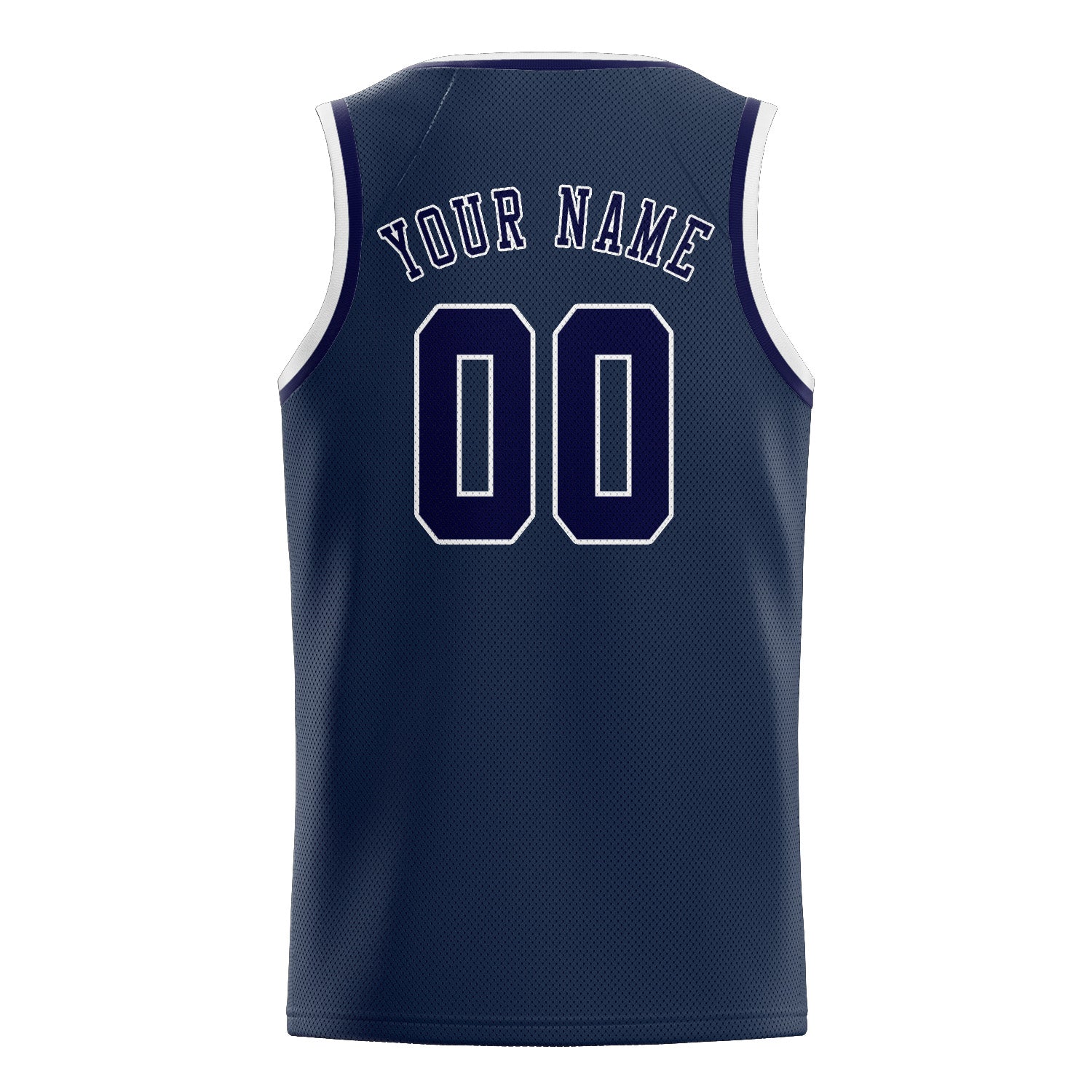 Benutzerdefiniertes Professionelles Marineblau Stahlblau Basketballtrikot