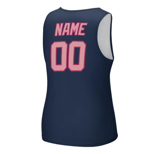 Maßgeschneidertes Marineblau Rosa Herren Tanktop