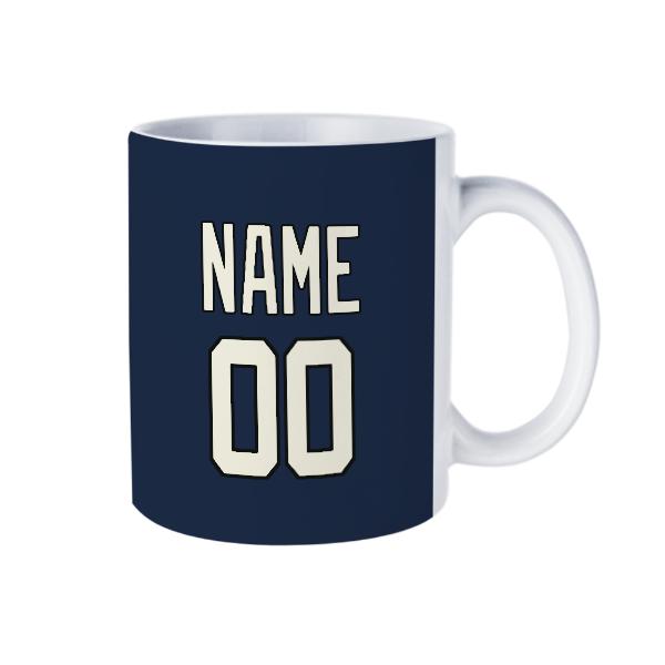 Tazza personalizzata blu navy beige