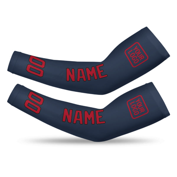 Maßgeschneidertes Marineblau Rot Armschutz
