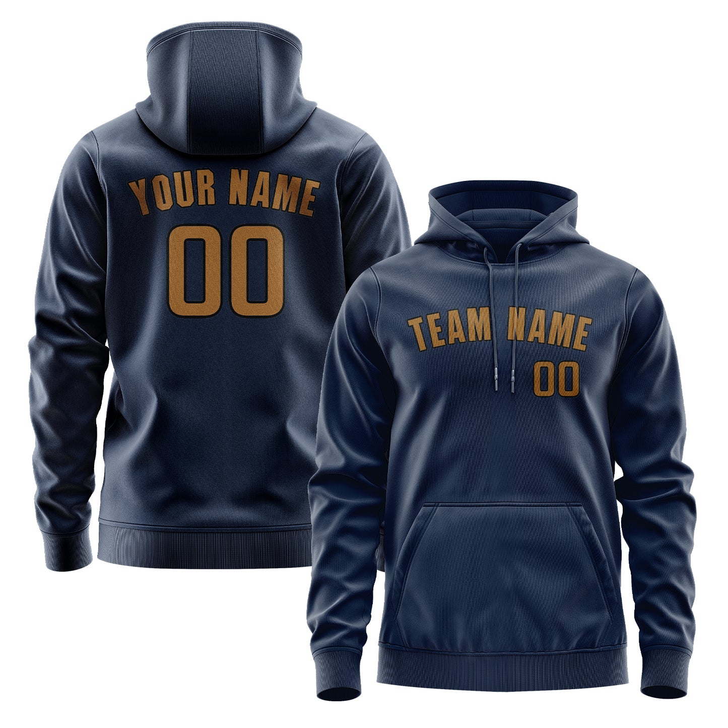 Krejčí -vyrobená námořní výrobce Khaki Hoodie