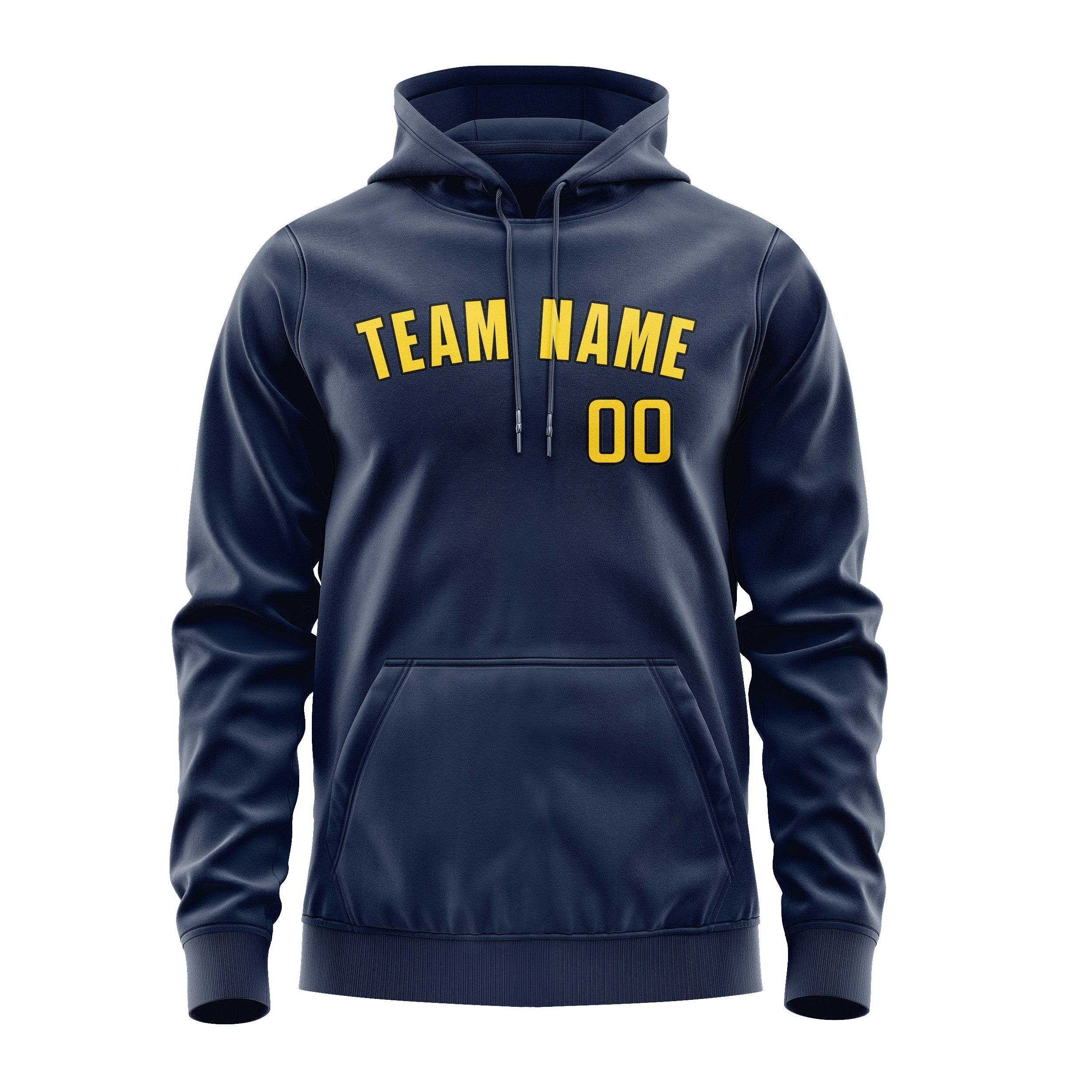 Krejčí -vyrobená námořnictva Blau Gold Hoodie