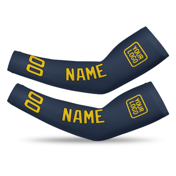Maßgeschneidertes Marineblau Gold Armschutz