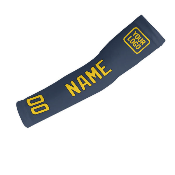 Maßgeschneidertes Marineblau Gold Armschutz