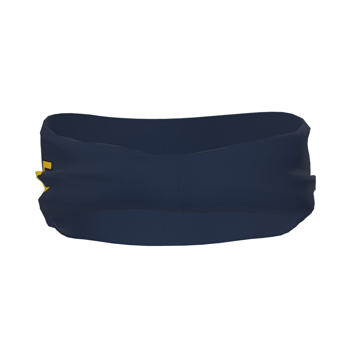Maßgeschneidertes Marineblau Gold Sport Stirnband
