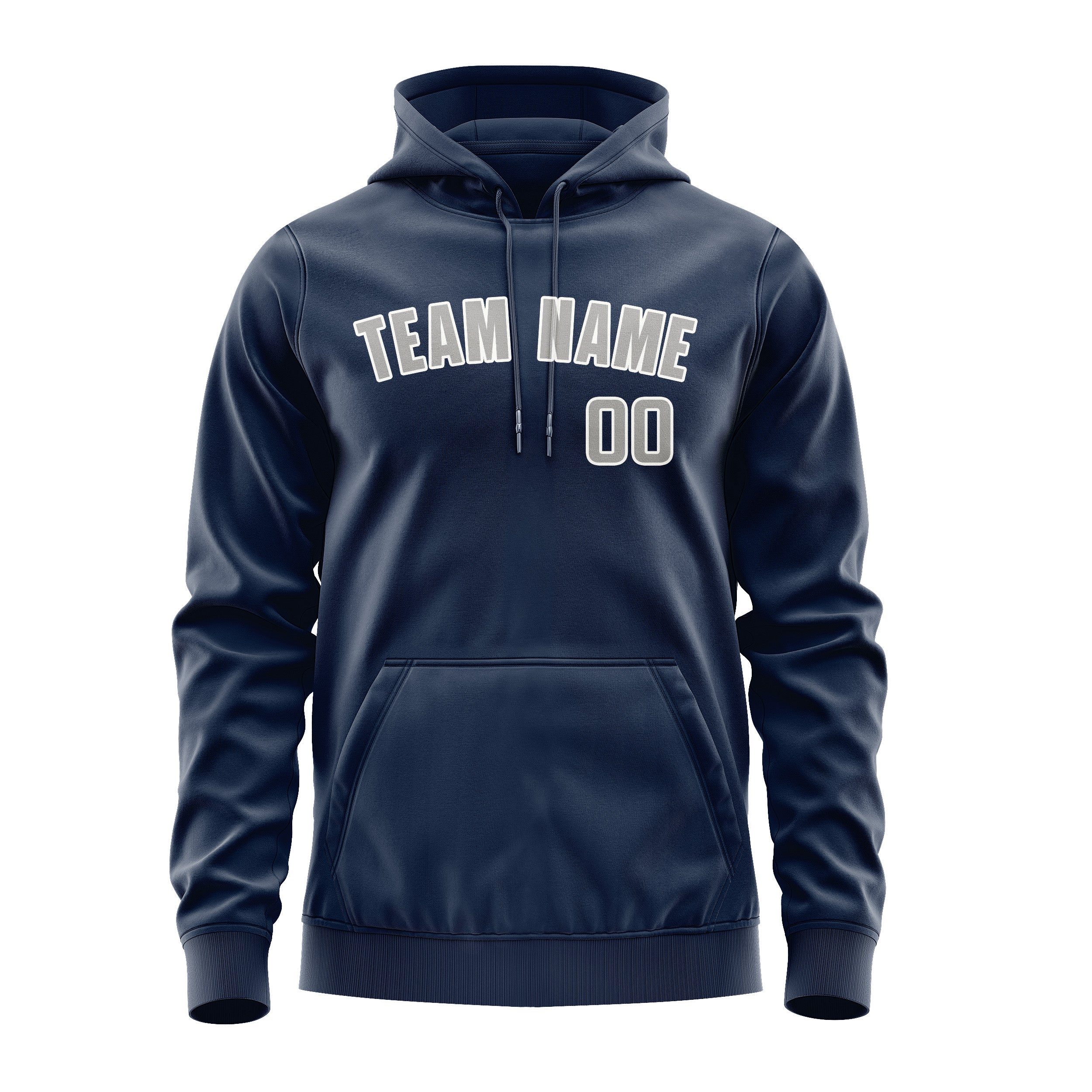 Krejčí -vyrobená námořnictva Blau Grey Hoodie