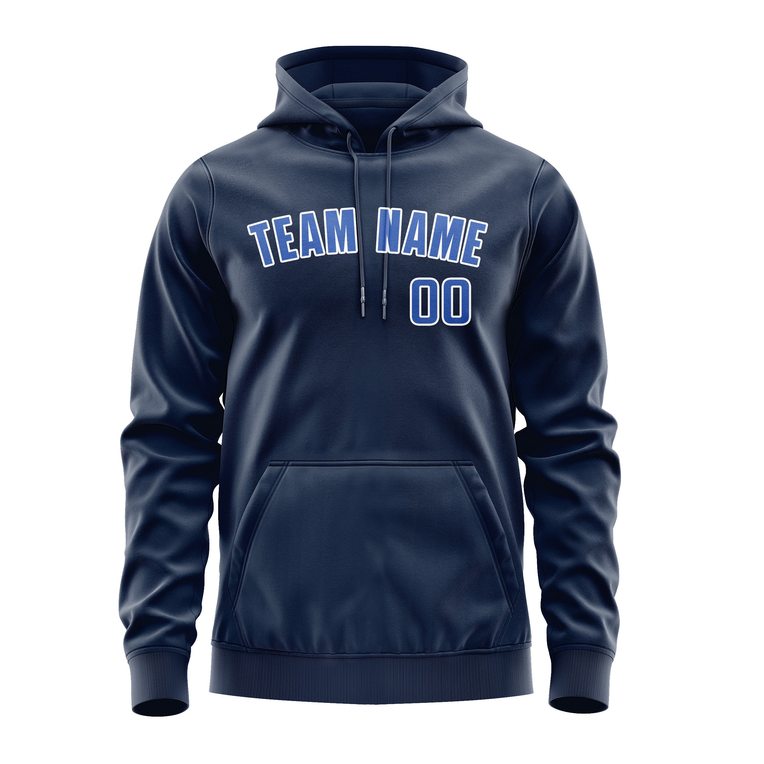 Krejčí -Made Navy Blau Sky Blue Hoodie