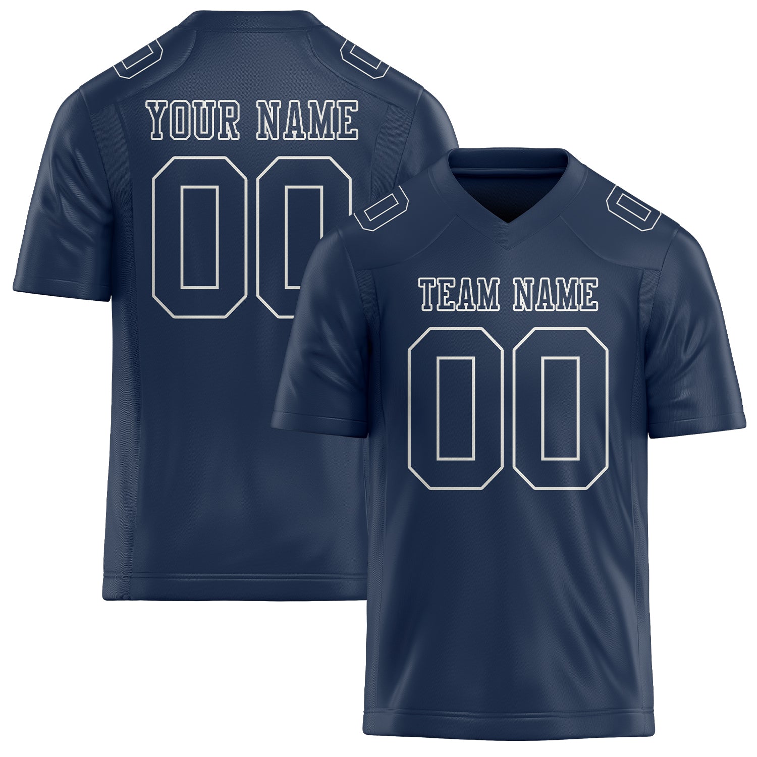 Maßgeschneidertes Professionelles Marineblau Marineblau Rugbytrikot