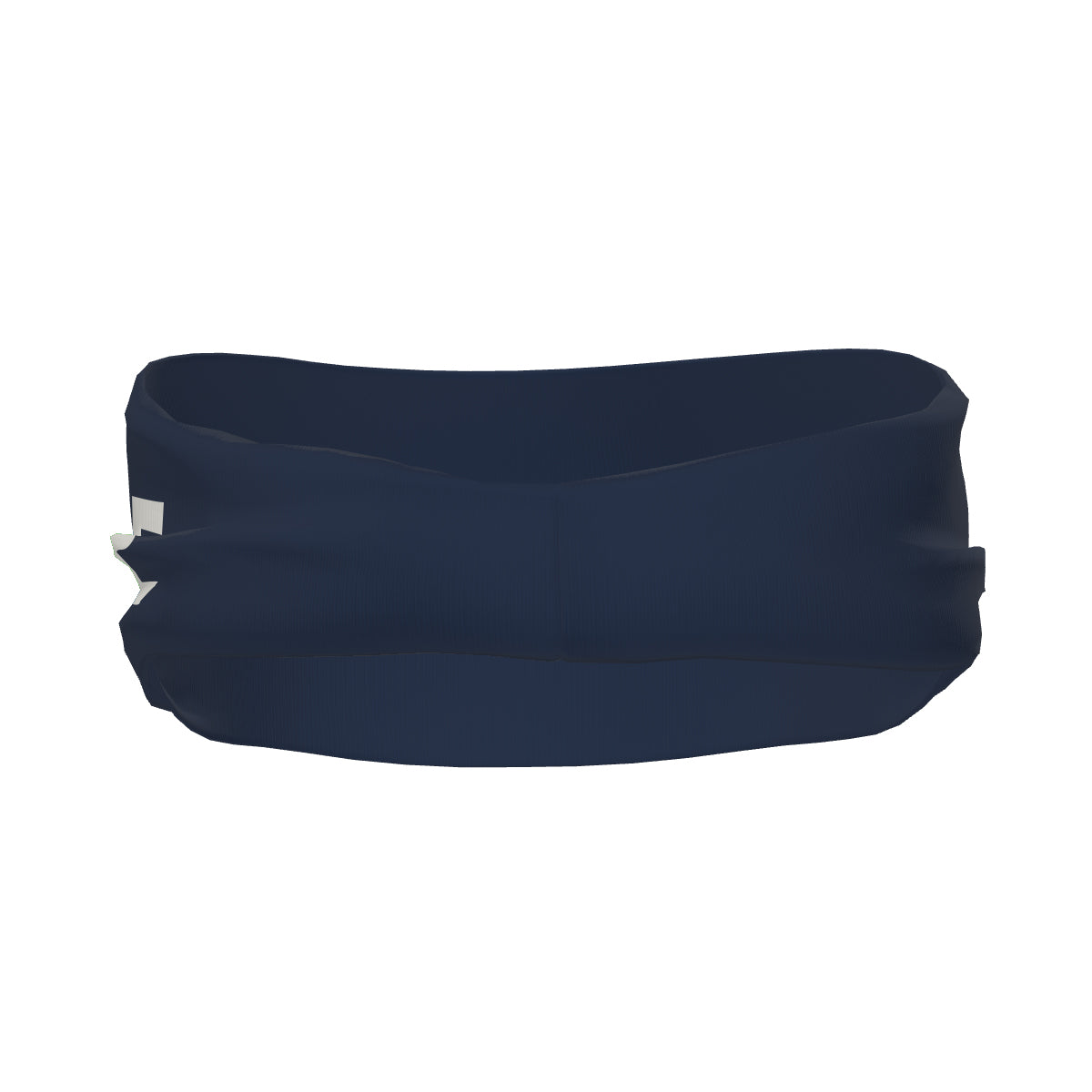 Maßgeschneidertes Marineblau Weiß Sport Stirnband