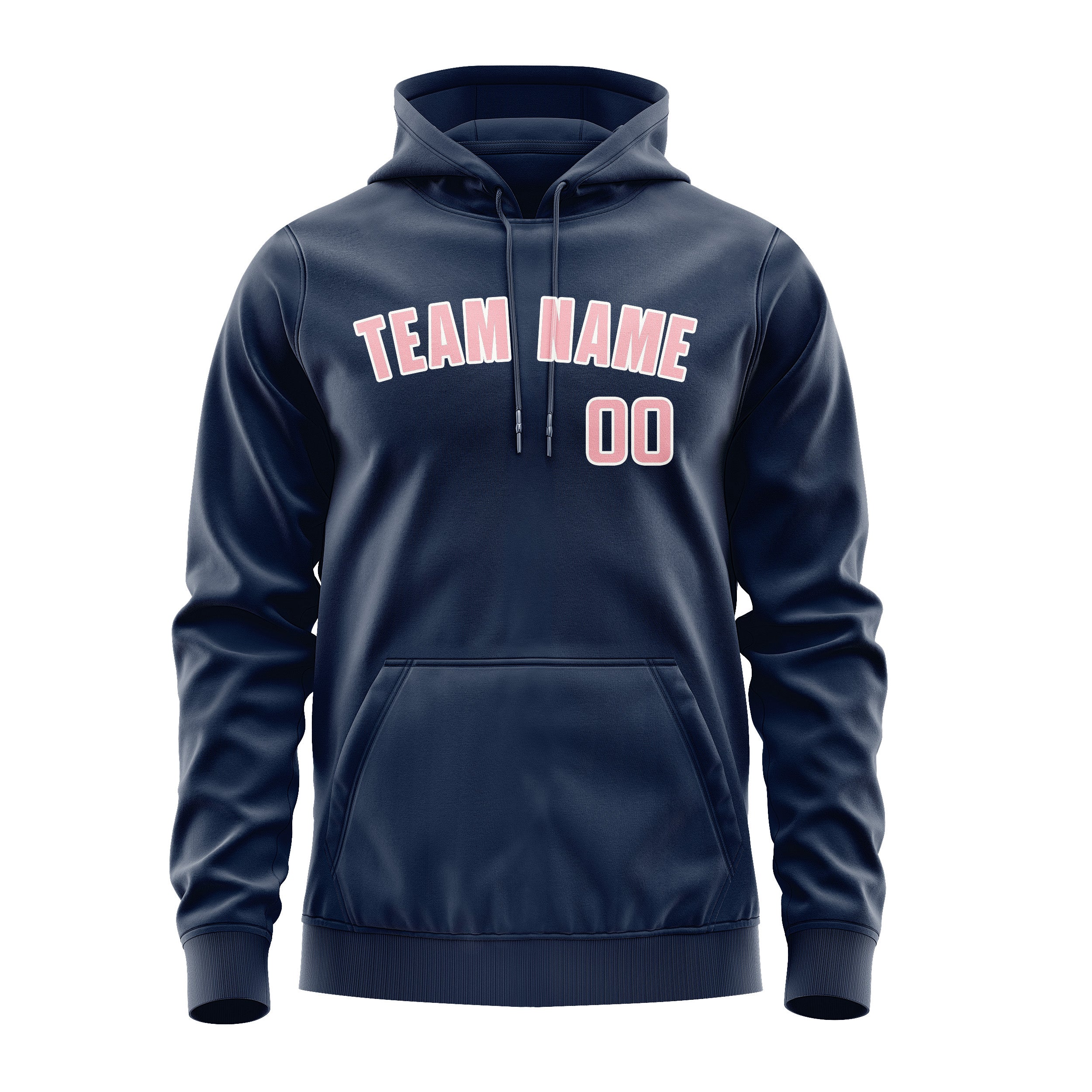 Krejčí -vyrobená námořnictva Blau Pink Hoodie