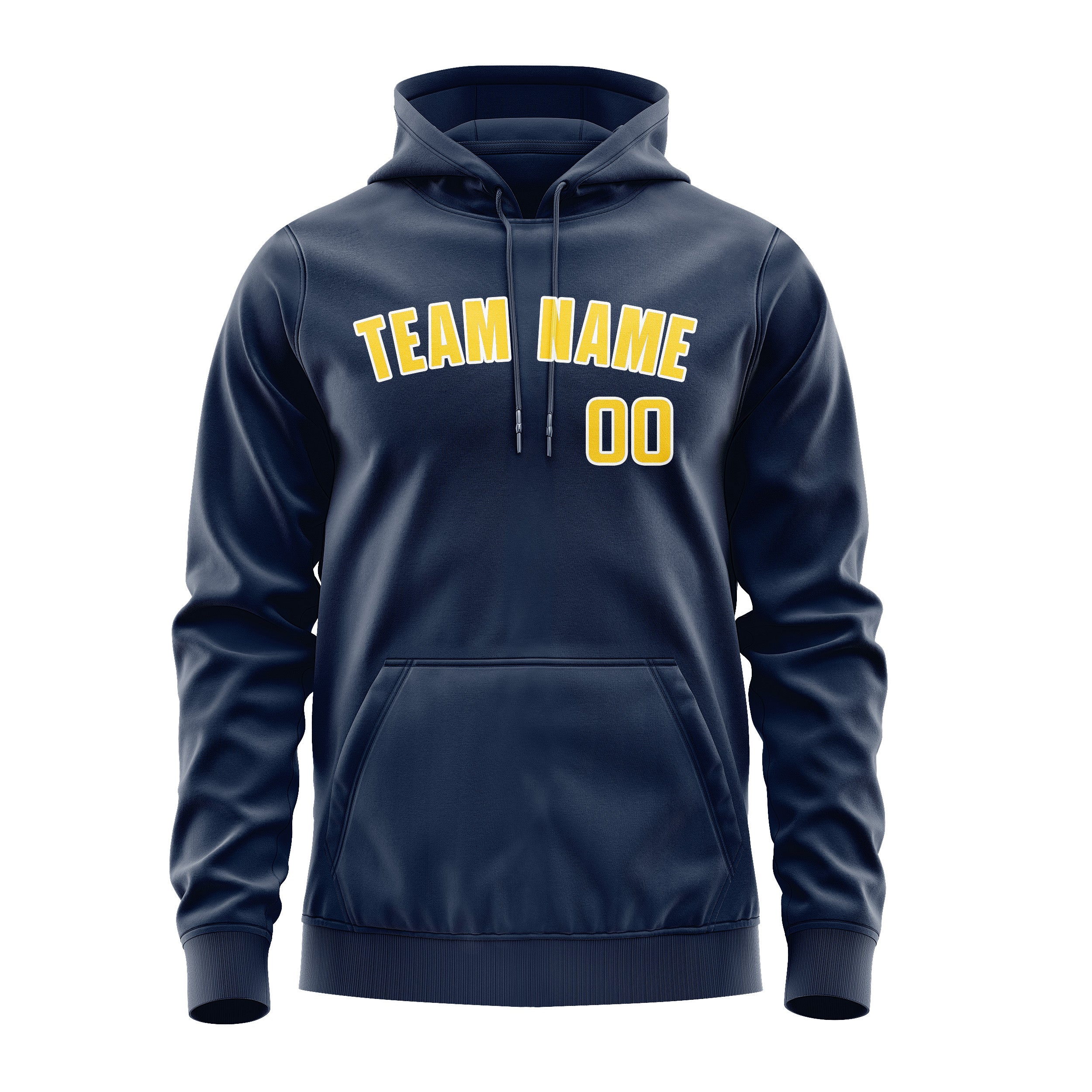 Krejčí -vyrobená námořnictva Blau Gold Hoodie