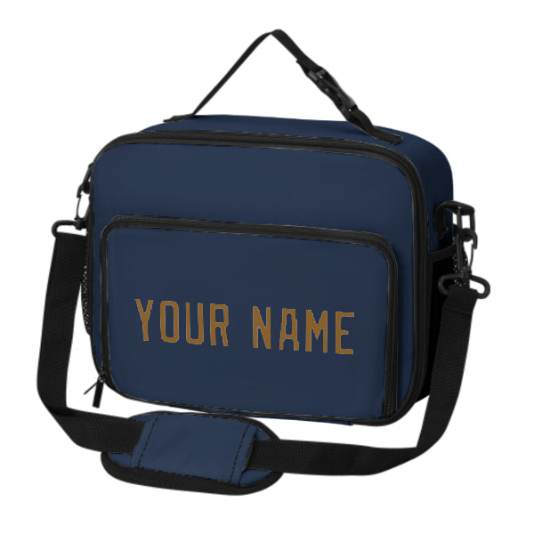 Maßgeschneidertes Marineblau Khaki Lunch-Tasche
