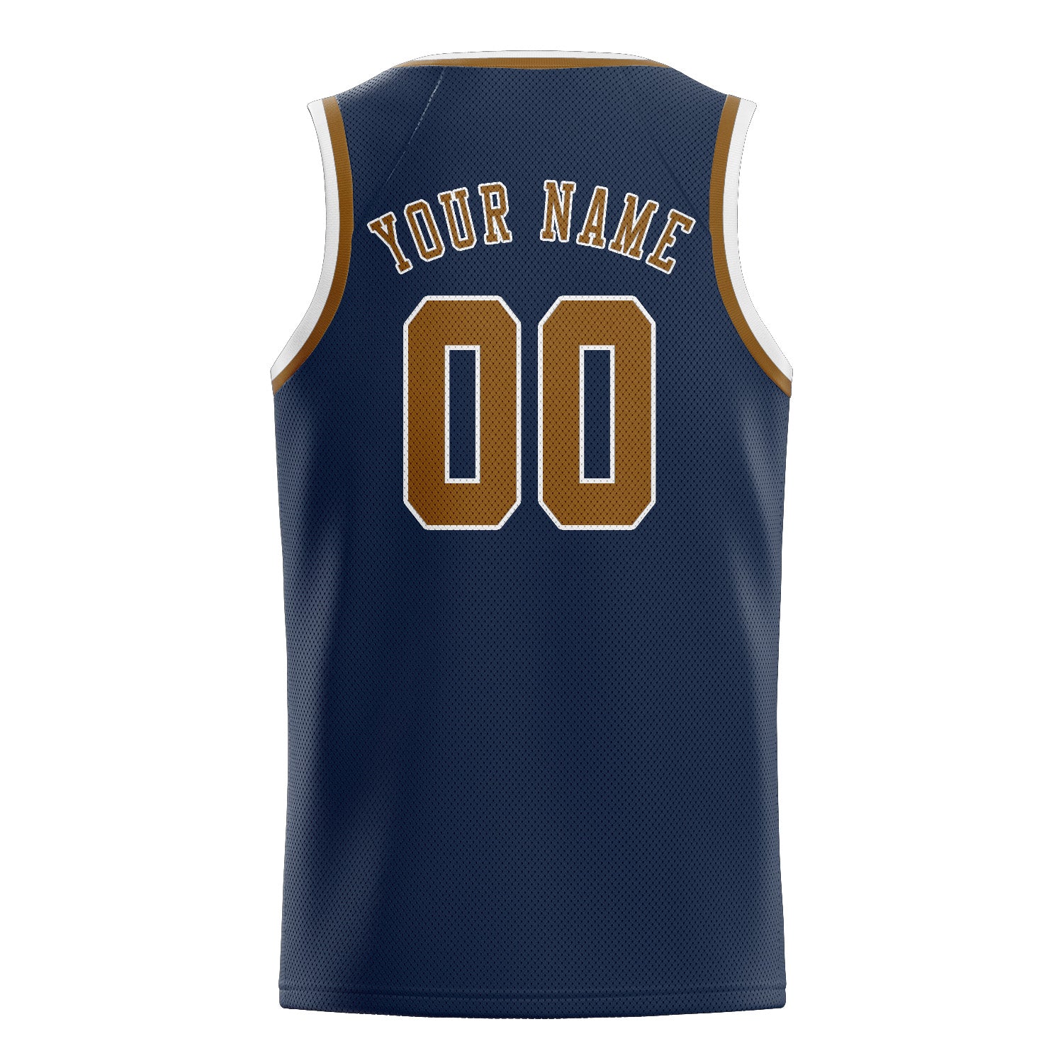 Benutzerdefiniertes Professionelles Marineblau Khaki Basketballtrikot