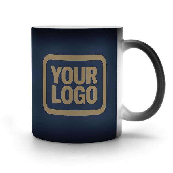Tazza magica personalizzata blu navy chiaro kaki