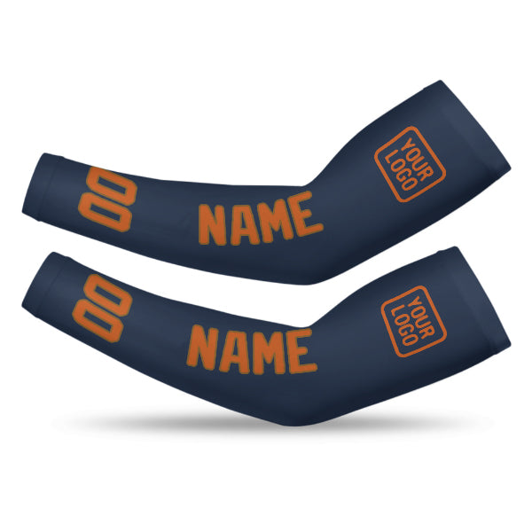 Maßgeschneidertes Marineblau Orange Armschutz