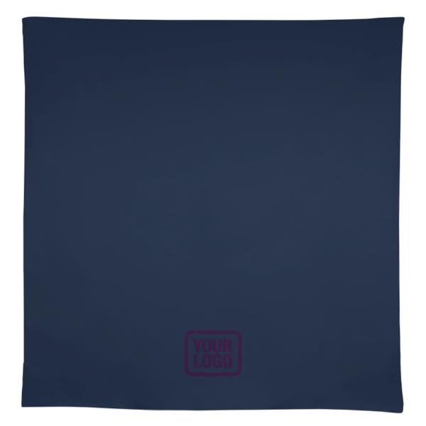 Tovaglia quadrata blu navy lavanda personalizzata