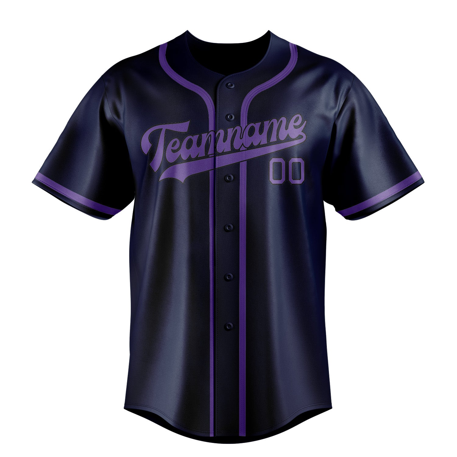 Benutzerdefiniertes Professionelles Marineblau Lavendel Baseballtrikot