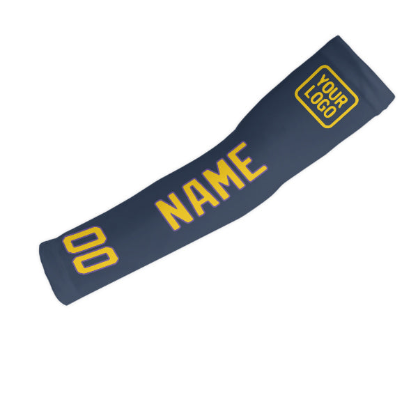 Maßgeschneidertes Marineblau Gold Armschutz
