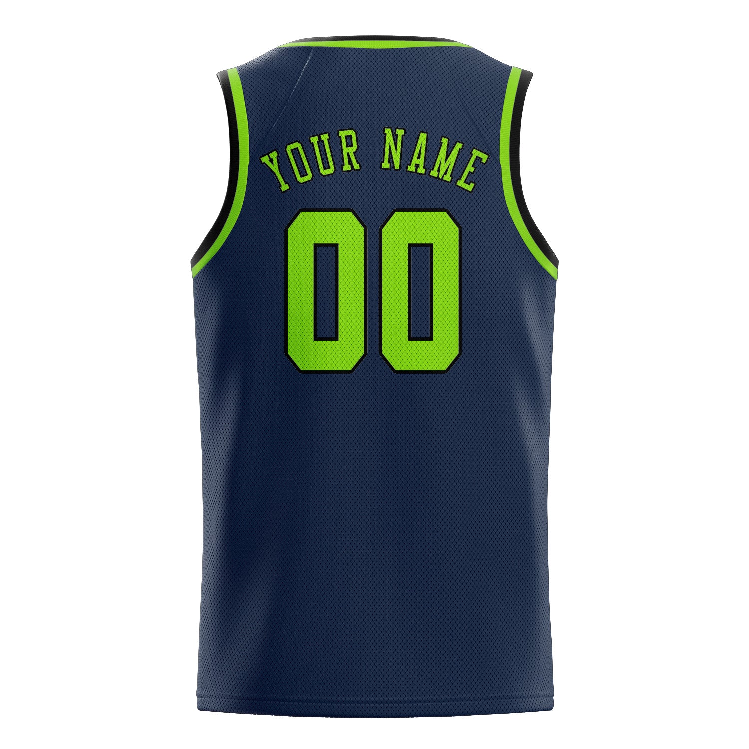 Benutzerdefiniertes Professionelles Marineblau Smaragdgrün Basketballtrikot
