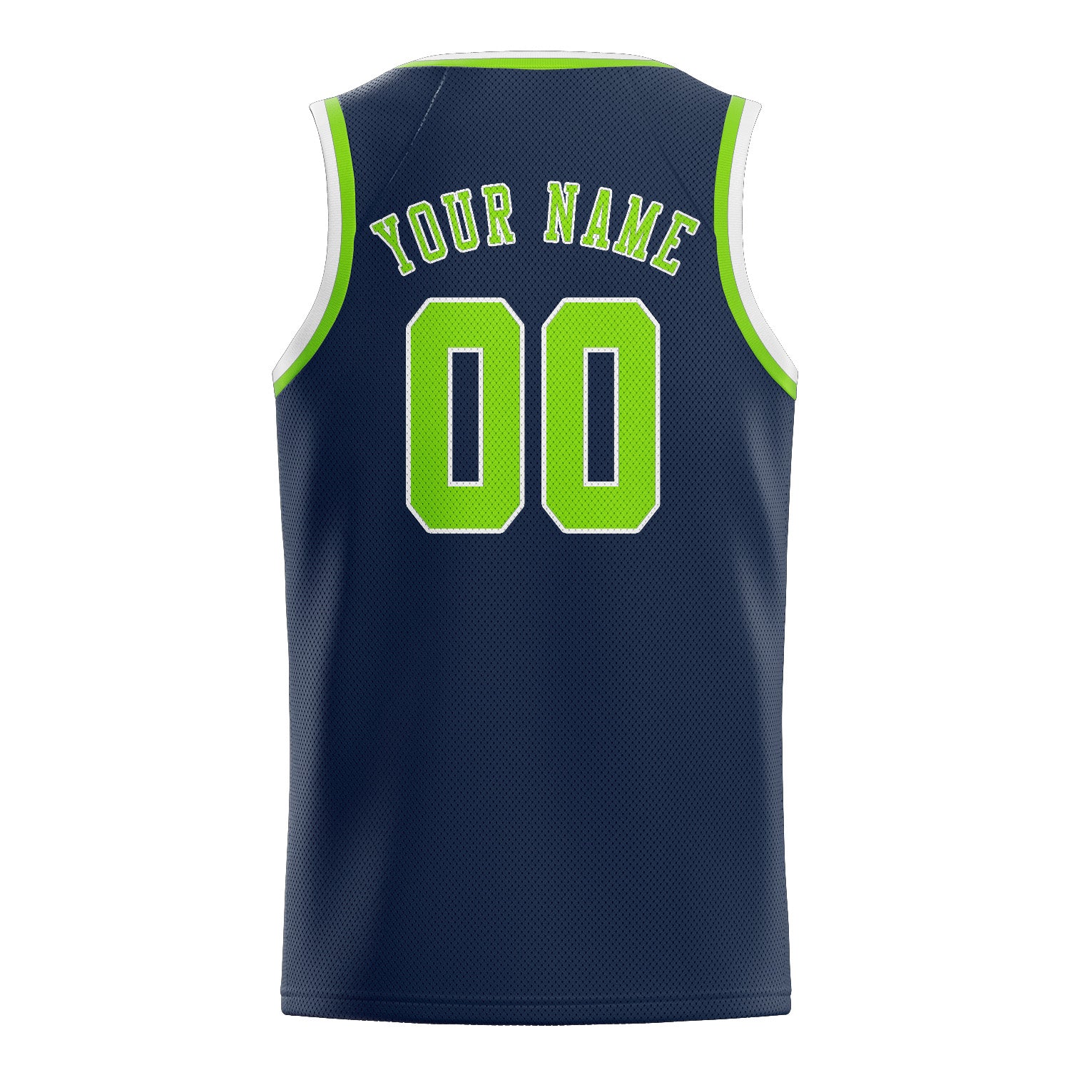 Benutzerdefiniertes Professionelles Marineblau Smaragdgrün Basketballtrikot