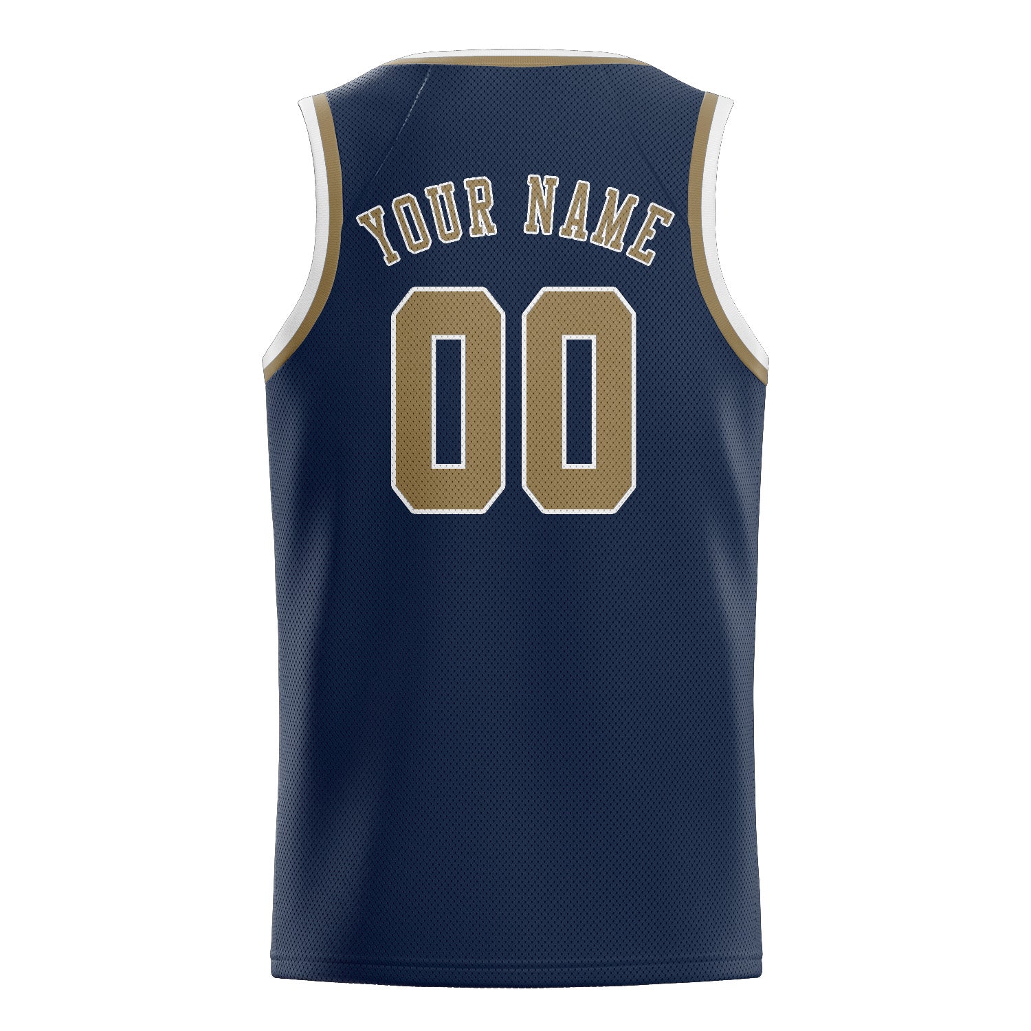 Benutzerdefiniertes Professionelles Marineblau Hellkhaki Basketballtrikot