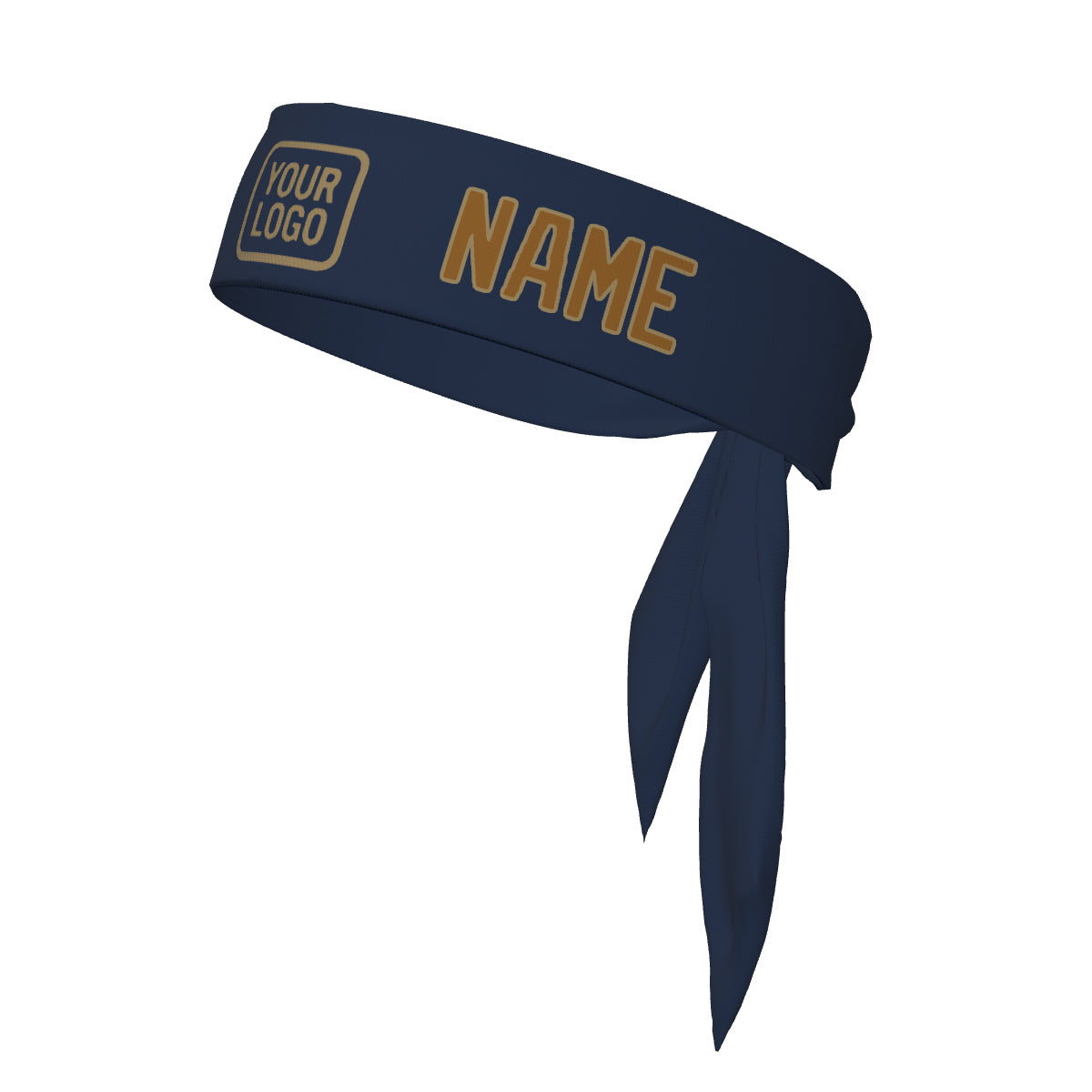 Maßgeschneidertes Marineblau Khaki Stirnband