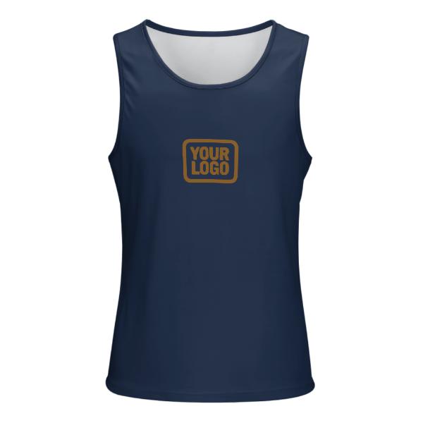 Maßgeschneidertes Marineblau Khaki Herren Tanktop