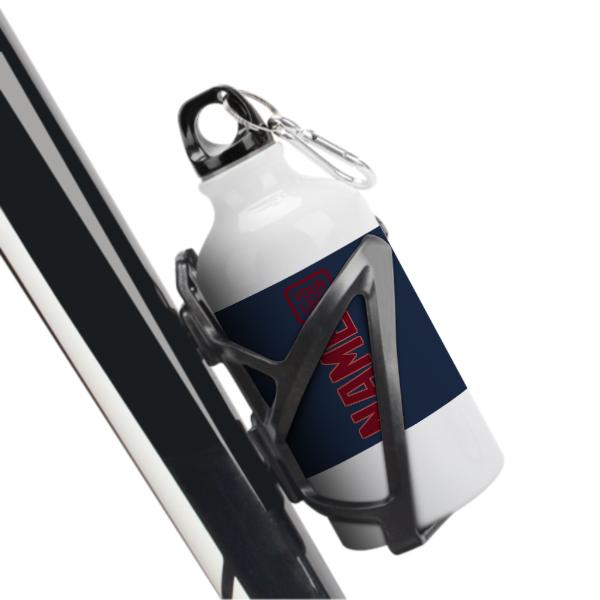 Maßgeschneidertes Marineblau Karmesinrot Sportflasche