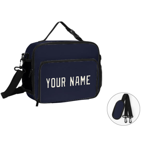 Maßgeschneidertes Stahlblau Cream Lunch-Tasche