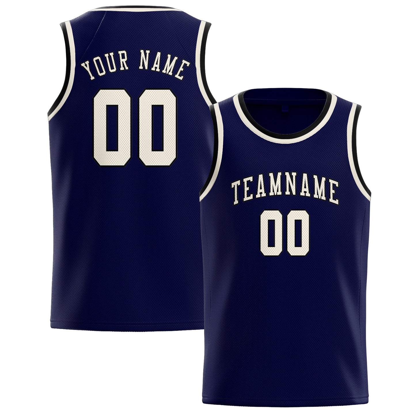 Benutzerdefiniertes Professionelles Stahlblau Beige Basketballtrikot
