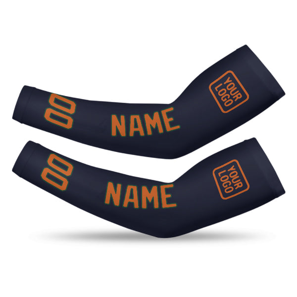 Maßgeschneidertes Stahlblau Orange Armschutz