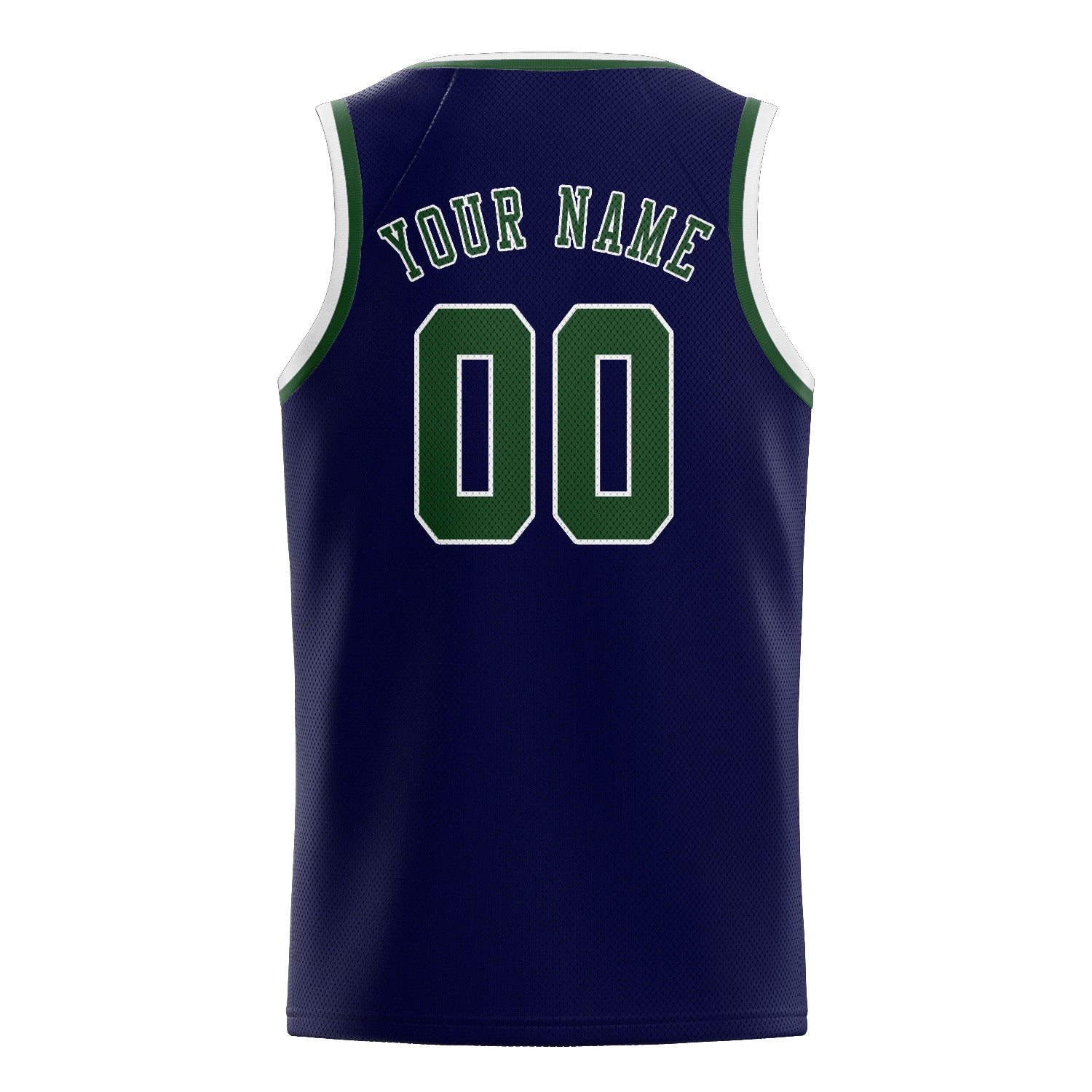 Benutzerdefiniertes Professionelles Stahlblau Tannengrün Basketballtrikot