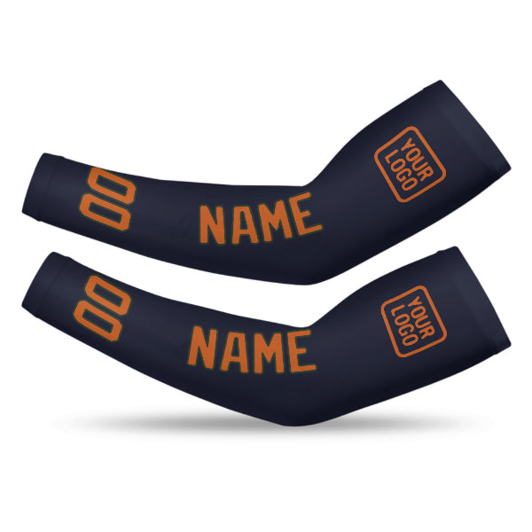 Maßgeschneidertes Stahlblau Orange Armschutz