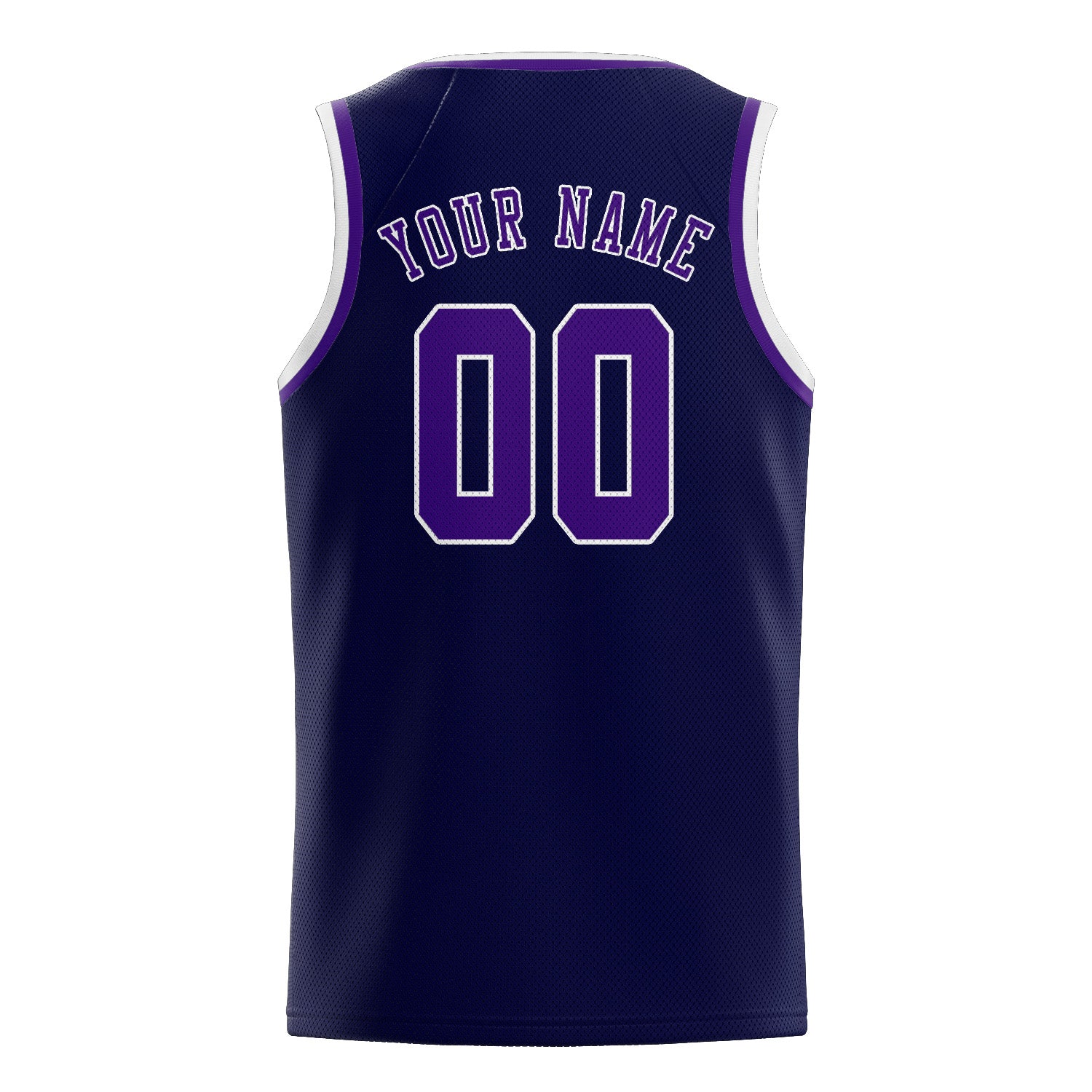 Benutzerdefiniertes Professionelles Stahlblau Lila Basketballtrikot