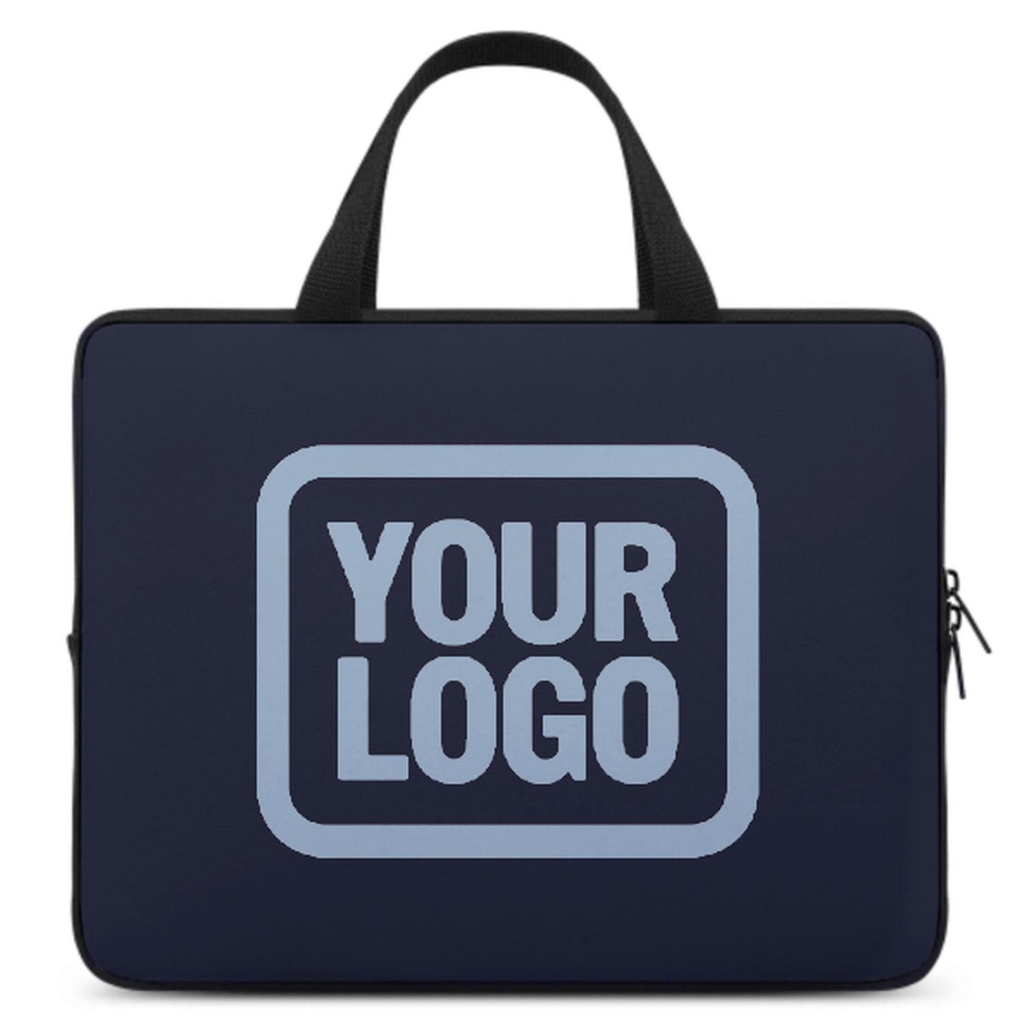 Maßgeschneidertes Stahlblau Light Blue Laptop Tasche