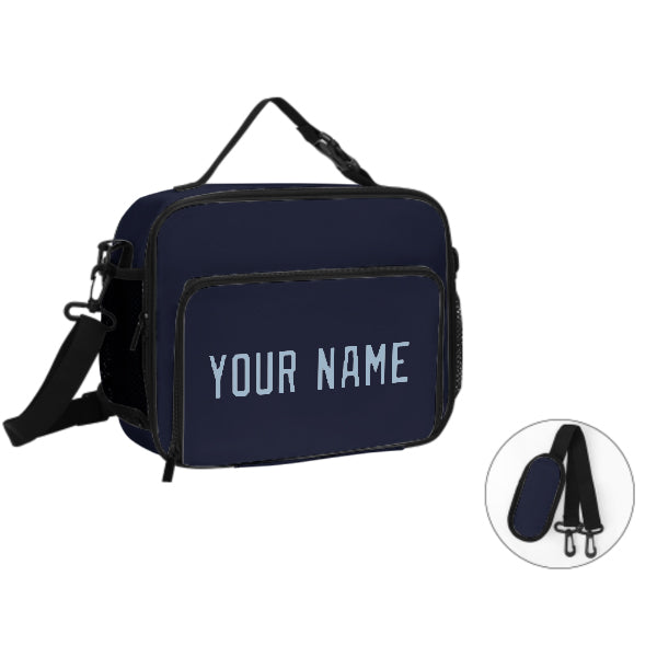Maßgeschneidertes Stahlblau Light Blue Lunch-Tasche