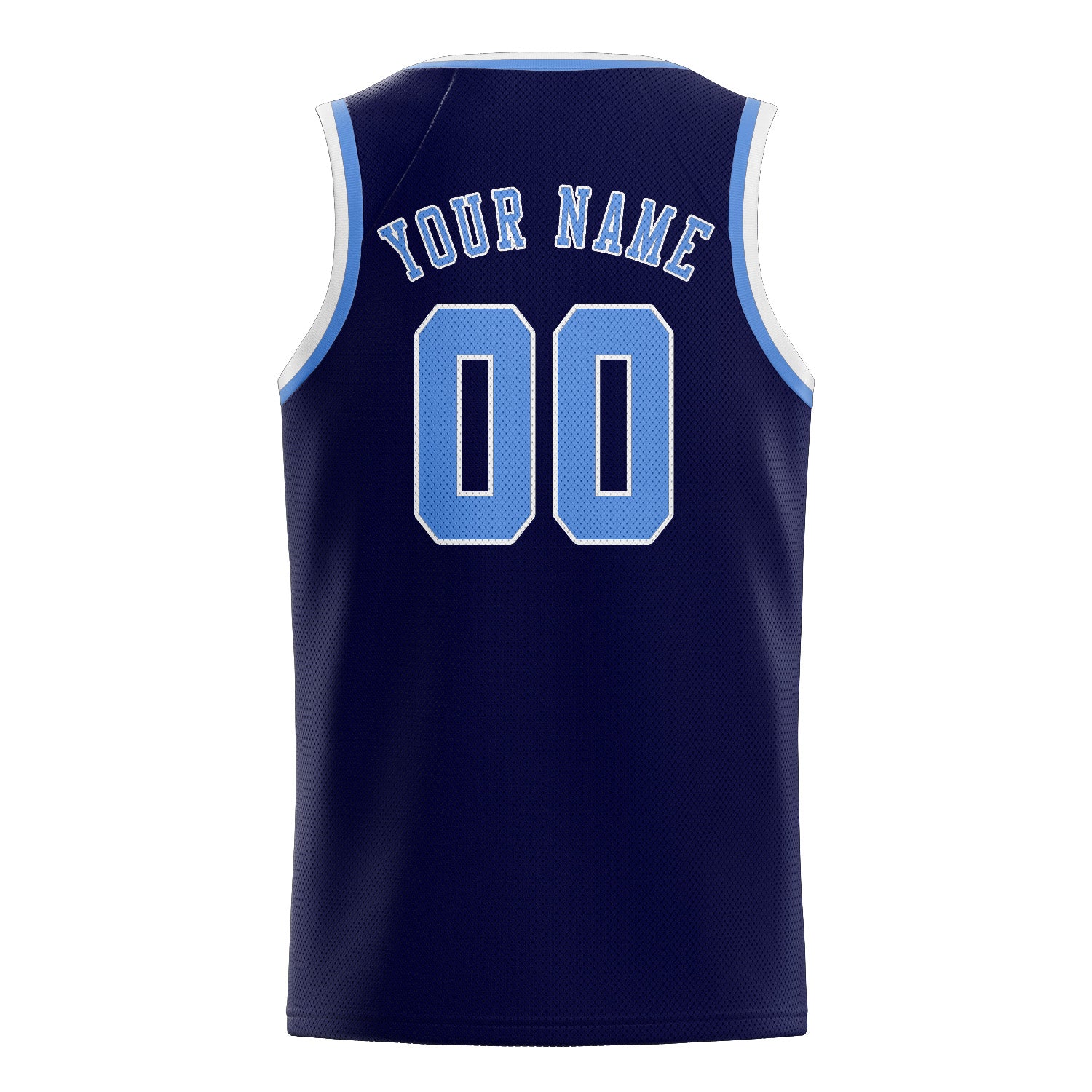 Benutzerdefiniertes Professionelles Stahlblau Hellblau Basketballtrikot